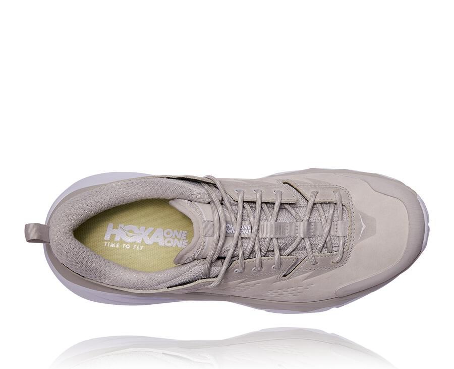 Tenis Hoka One One Trail Hombre Grises - Kaha Bajos Gore-Tex - PECM81972